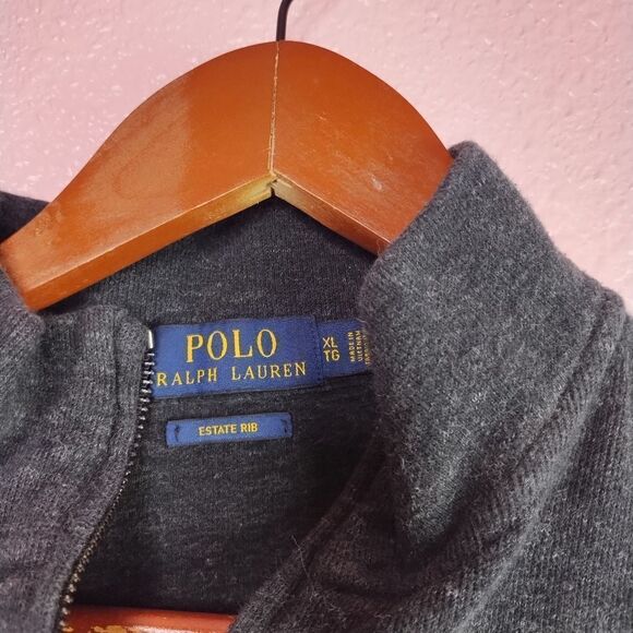 Polo Ralph Lauren Estate Rib Quarter Zip Pullover XL - Picture 4 of 6